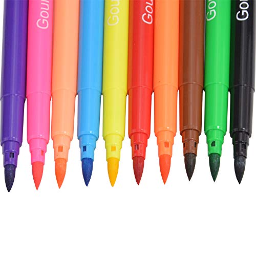 Getu 10Color Edible Pigment Pen Brush Food Coloring Pen For Draw