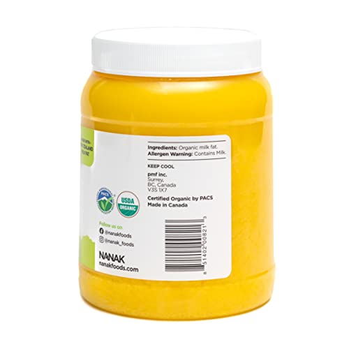 Nanak Pure Desi Ghee, Clarified Butter, 28-Ounce Jar
