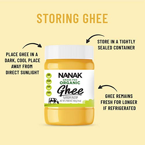 Nanak Pure Desi Ghee, Clarified Butter, 28-Ounce Jar