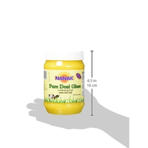 Nanak Pure Desi Ghee, Clarified Butter, 28-Ounce Jar