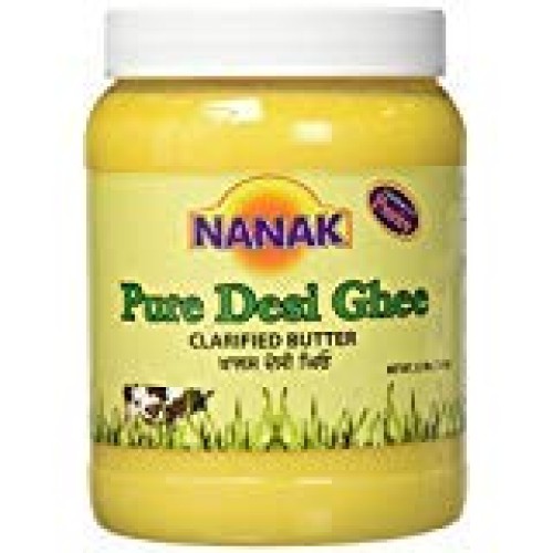 Nanak Pure Desi Ghee, Clarified Butter, 56-Ounce Jar - Pack Of 2