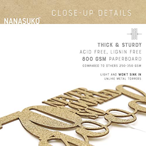 Nanasuko 70Th Birthday Cake Topper - 70 Never Looked So Good - D