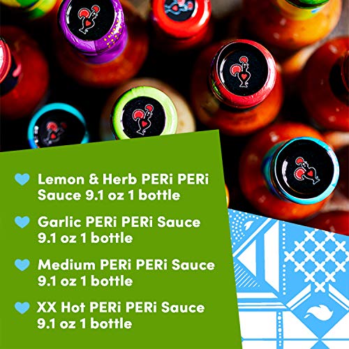 Nandos Peri Peri Artisan Hot Sauce Variety Pack - Lemon &Amp; Herb,