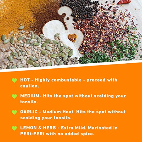 Nandos Peri-Peri Sauce Flavorful Variety Pack - Medium, Hot, Ga