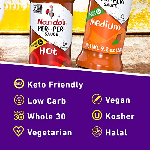 Nandos Peri-Peri Signature Hot Sauce Pack - Our Flavorful Mediu