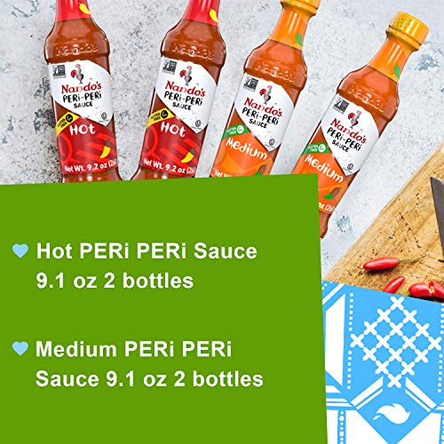 Nandos Peri-Peri Signature Hot Sauce Pack - Our Flavorful Mediu