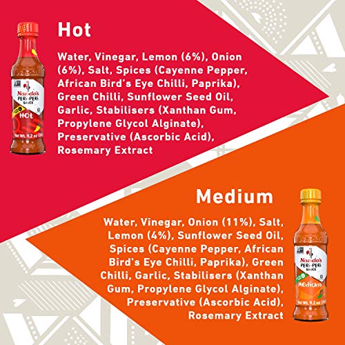 Nandos Peri-Peri Signature Hot Sauce Pack - Our Flavorful Mediu