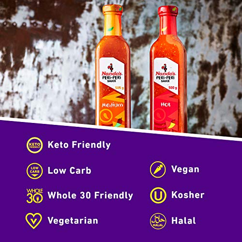 Nandos Peri-Peri Spicy Variety Pack - Flavorful Medium And Hot