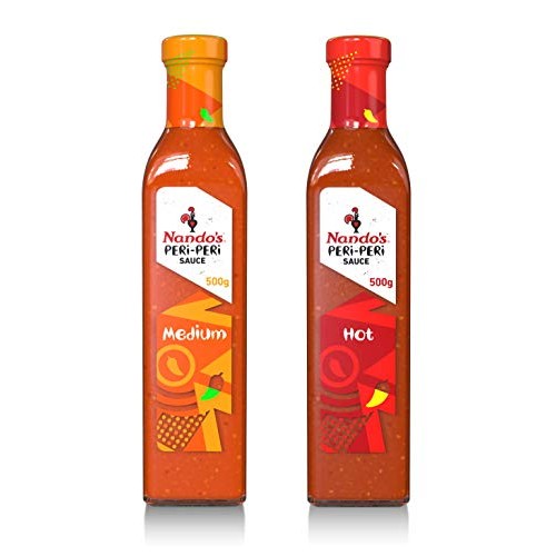 Nandos Peri-Peri Spicy Variety Pack - Flavorful Medium And Hot