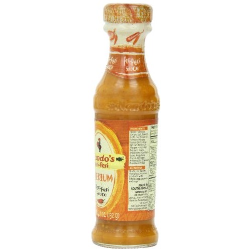 Nandos Medium Peri Peri Sauce, 4.7 Ounce Pack Of 4