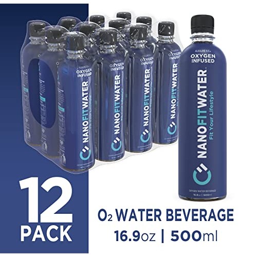 Nano Fit All Natural Nanotized Oxygen Water, 12 X 16.9 oz Bottle...