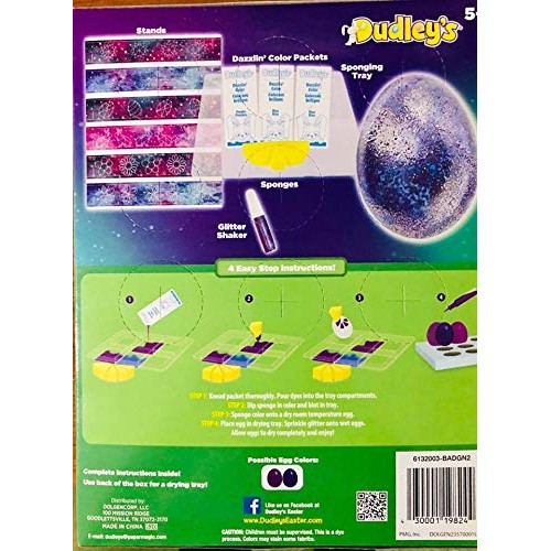 Dudleys Galaxy Eggs Easter Egg Coloring Decorating Kit