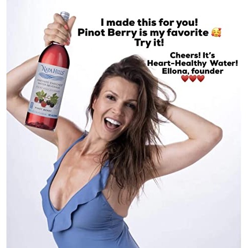 Napa Hills Wine Antioxidant Water - Berry Flavored Wine Water, N