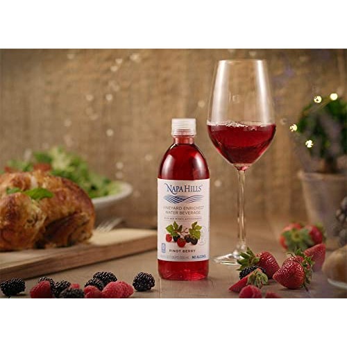 Napa Hills Wine Antioxidant Water - Berry Flavored Wine Water, N