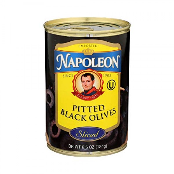 Napoleon Black Sliced Olives, 6.5 Oz