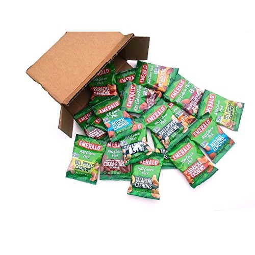 Emerald Cashew Almond Nuts 100 Calorie Packs - Variety Sampler P...