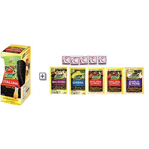 Good Seasons Dressing &Amp; Recipe Mix With Glass Cruet Container &Amp;