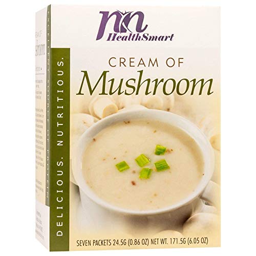 Healthsmart High Protein Cream Of Mushroom Soup, 15G Protein, Lo