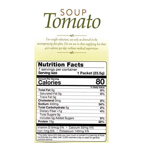Healthsmart High Protein Tomato Soup, 15G Protein, Low Calorie,