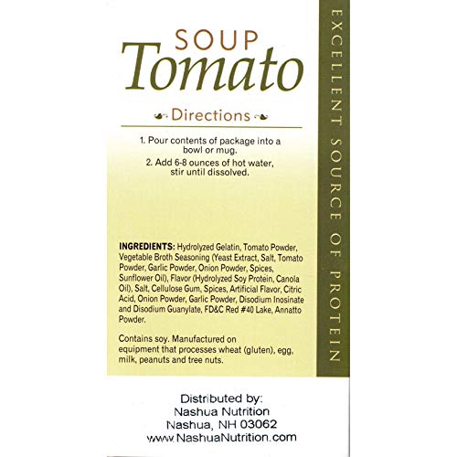 Healthsmart High Protein Tomato Soup, 15G Protein, Low Calorie,