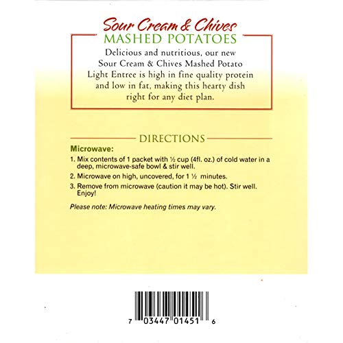 Healthsmart - Sour Cream &Amp; Chive Mashed Potatoes - 7 Servings -