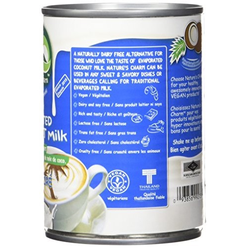 Natcharm Coconut Milk Evaporated, 12.2 Oz