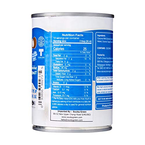 Natcharm Coconut Milk Evaporated, 12.2 Oz