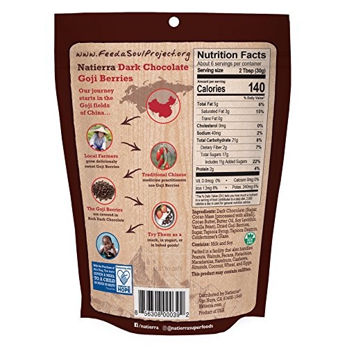 Natierra Himalania Dark Chocolate-Covered Goji Berries | Non-Gmo