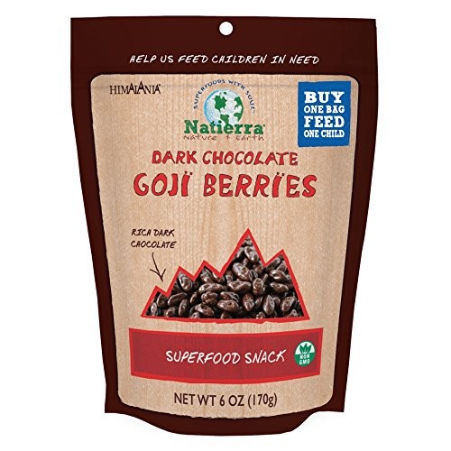 Natierra Himalania Dark Chocolate-Covered Goji Berries | Non-Gmo