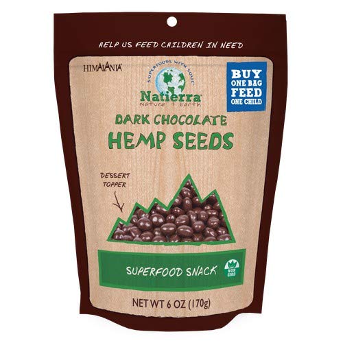 Natierra Himalania Dark Chocolate-Covered Hemp Seeds | Non-Gmo|