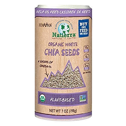 Natierra Himalania Organic White Chia Seeds | Non-Gmo &Amp; Vegan |