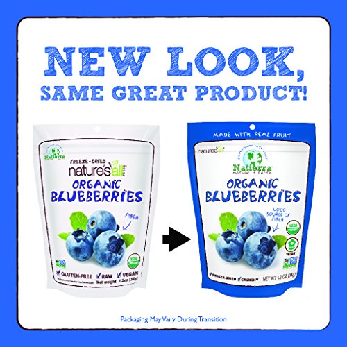 Natierra Natures All Foods Organic Freeze-Dried Blueberries | N