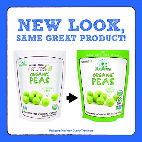 Natierra Natures All Foods Organic Freeze-Dried Peas | Non-Gmo