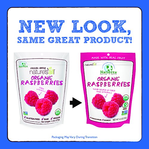 Natierra Natures All Foods Organic Freeze-Dried Raspberries | N