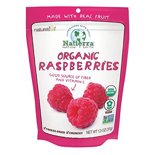 Natierra Natures All Foods Organic Freeze-Dried Raspberries | N