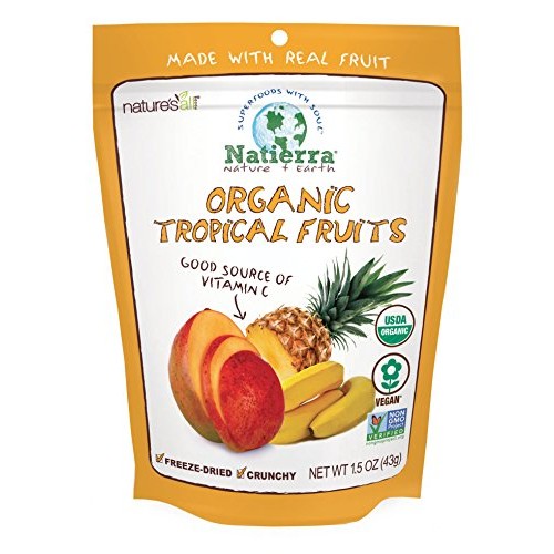 Natierra Natures All Foods Organic Freeze-Dried Tropical Fruits
