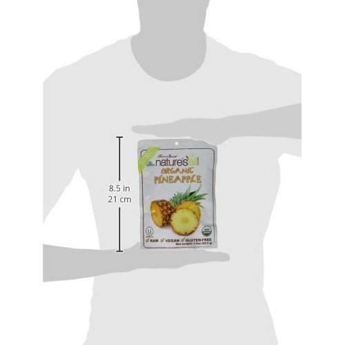 Natures All Organic Freeze-Dried Pineapples | Gluten Free &Amp; Veg