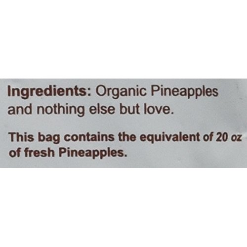 Natures All Organic Freeze-Dried Pineapples | Gluten Free &Amp; Veg