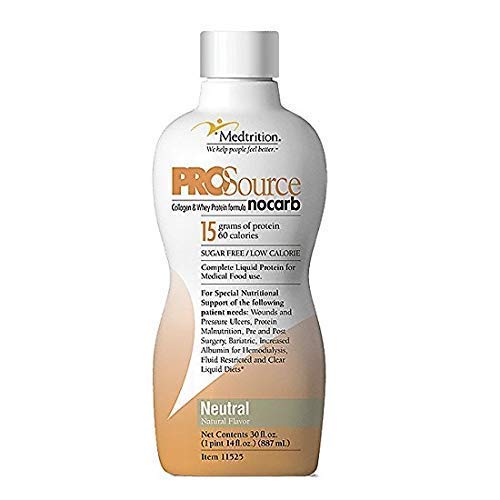 Prosource Nocarb Liquid Protein, Neutral Flavor, 30 Ounce Bottle