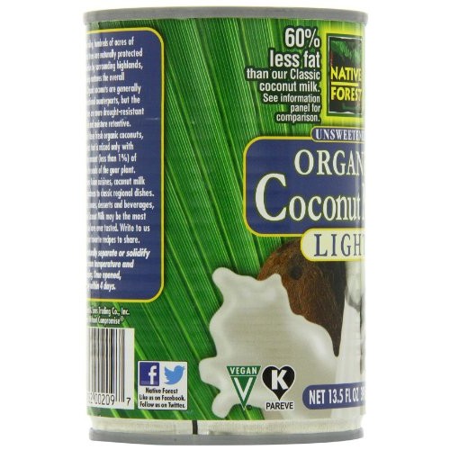 Native Forest Simple Organic Unsweetened Coconut Milk, 13.5 Fl.