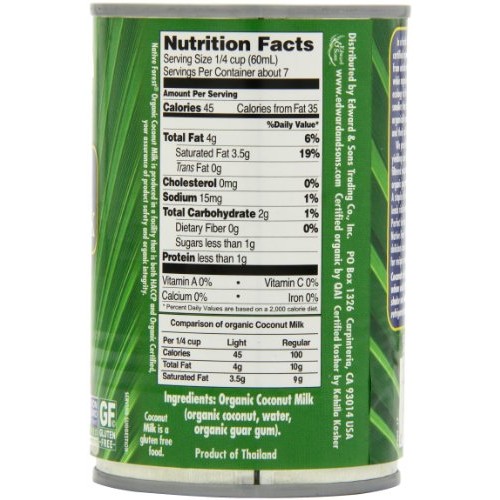 Native Forest Simple Organic Unsweetened Coconut Milk, 13.5 Fl.