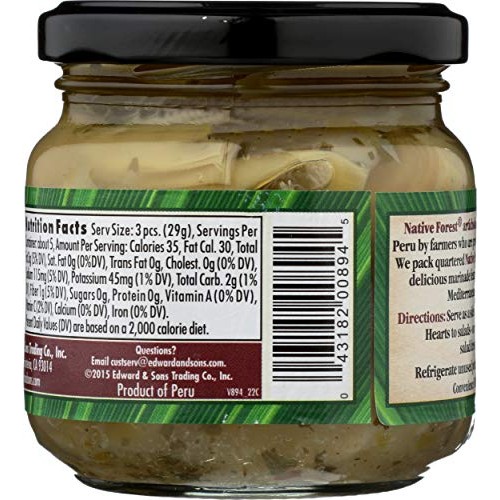 Native Forest, Artichoke Hearts Marinated, 6 Ounce