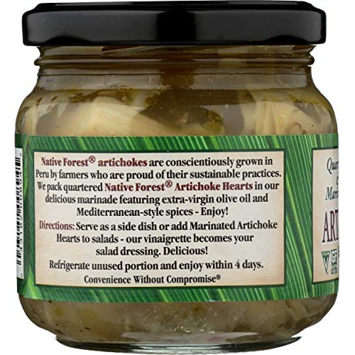 Native Forest, Artichoke Hearts Marinated, 6 Ounce