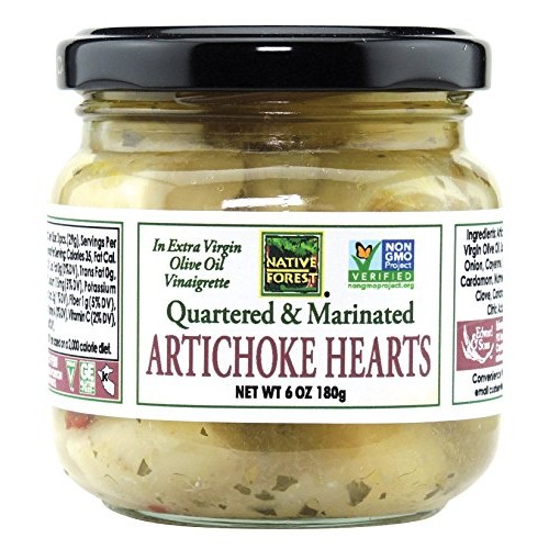 Native Forest Artichoke Hearts Marinated, 6 Ounce Jar Pack Of 6