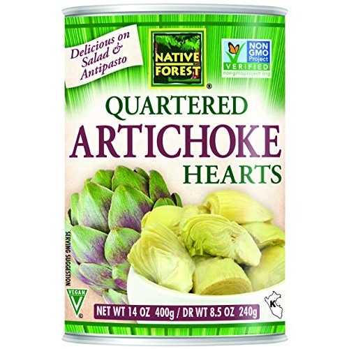Native Forest Artichoke Hearts Quartered, 14 Ounce Cans Pack Of 6