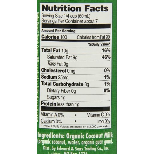 Native Forest Coconut Milk, Organic Unsweetened, 13.5-Ounce Pac