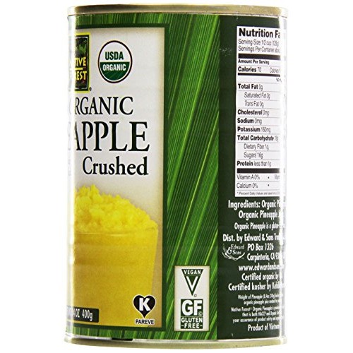 Native Forest, Crushed Pineapple, Organic, 14 Oz
