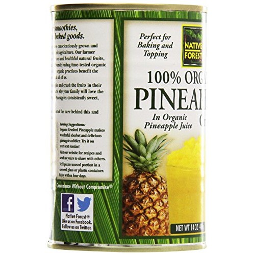 Native Forest, Crushed Pineapple, Organic, 14 Oz