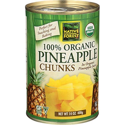 Native Forest Pineapple Chunks, Organic, 14 Oz