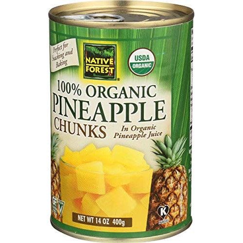 Native Forest Pineapple Chunks, Organic, 14 Oz